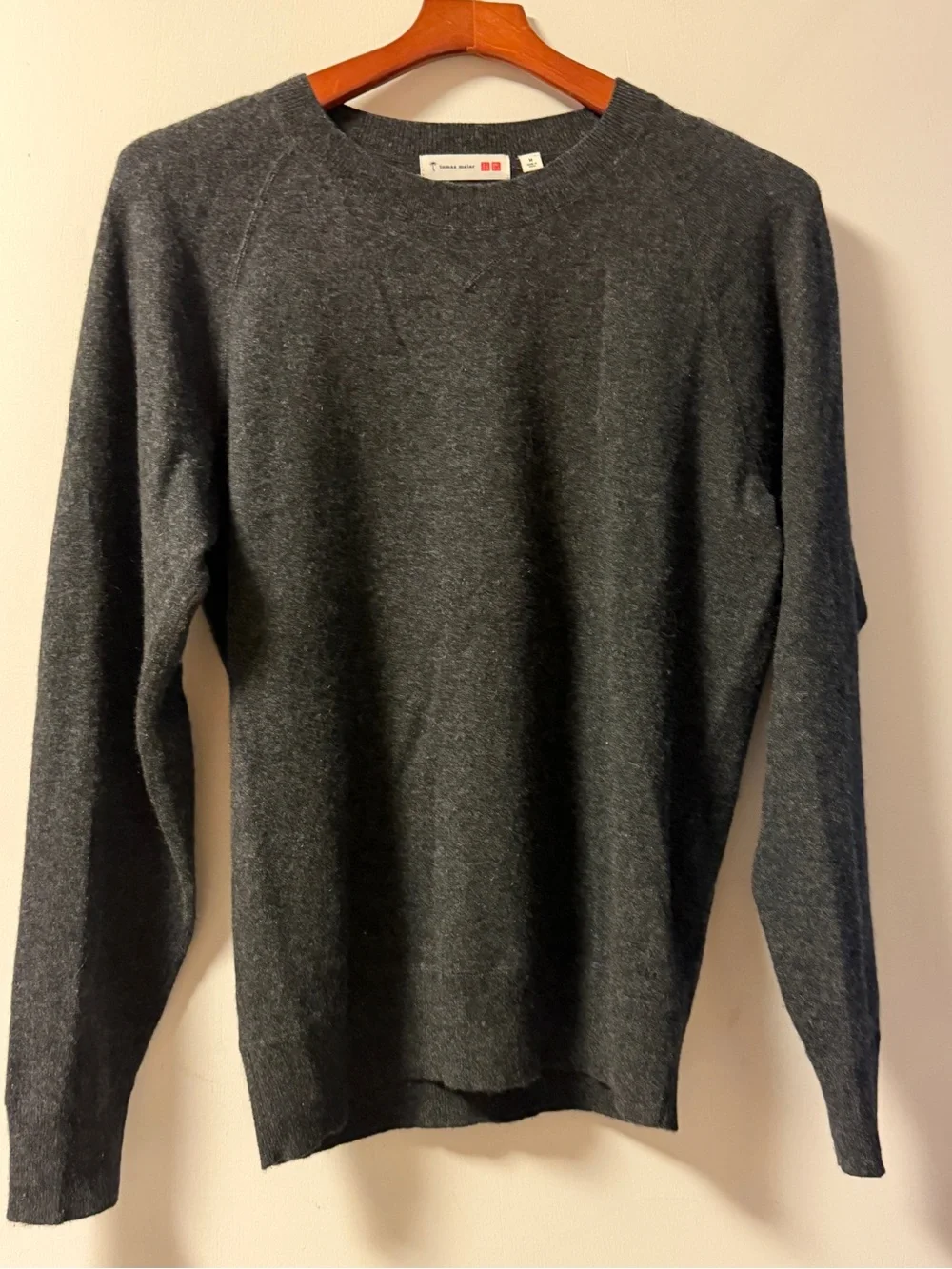 Tomas Maier Men’s Crewneck Sweater - Charcoal Gray
